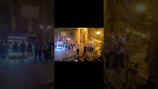 Cum arata strazile din Palermo la ora 1 noaptea, italienii canta si se distreaza! #sicilia #italia