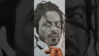 Drawing Srk from Pathan Trailer❤️🔥Work in Progress #art #artist #drawing