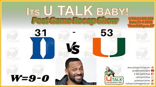 Miami Hurricanes U TALK LIVE-236