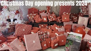 Christmas Day opening presents 2024