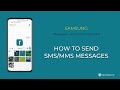 How to Send SMS/MMS messages - Samsung Messages [Android 11 - One UI 3]