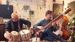 Ferhan Qureshi and Charles Lloyd performance at Wyldfowr Arts, Oakland CA, June 2024