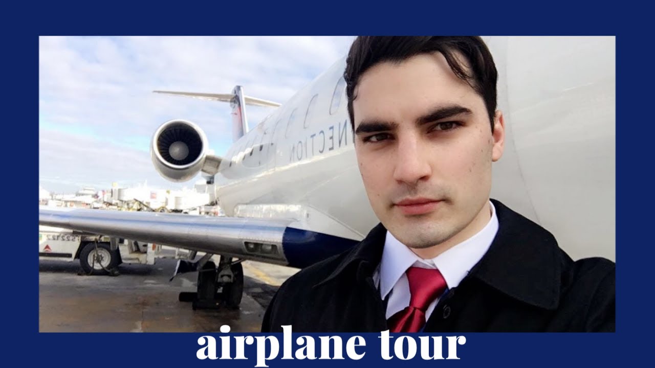 Airplane Tour Flight Attendant Vlog Youtube