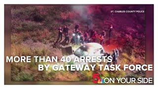 Task force makes 49 arrests in first major joint operation in Missouri