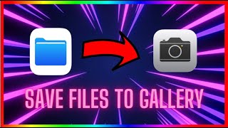 How to move pictures/Videos from Files to Gallery?! (iPhone version) #Shorts