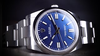 ROLEX OYSTER PERPETUAL 41mm in Bright Blue | UNBOXING and Full Review |