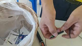 สาธิตวิธีเข้าหัว Fiber Optic แบบ SC Fast Connector