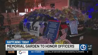 Memorial garden honoring fallen officers unveiled in Bristol