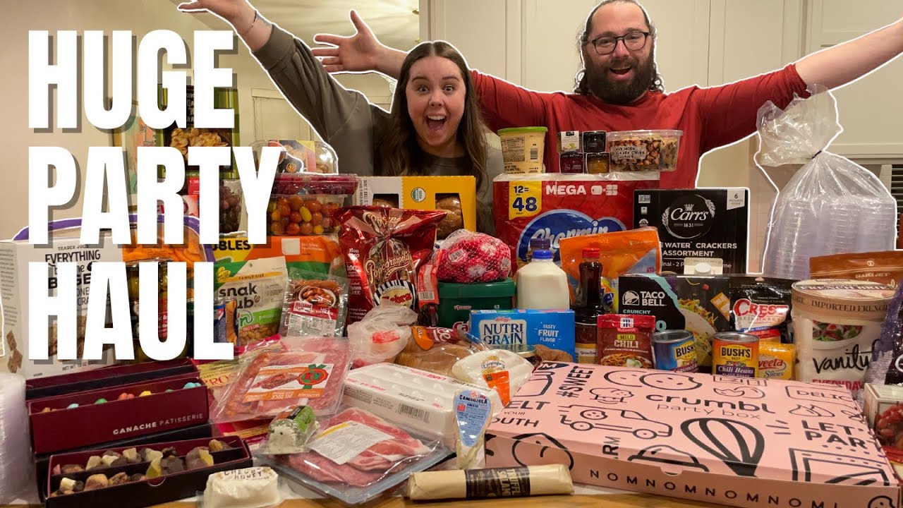 Grocery Shop With Us For A HUGE Party | The Biggest Haul Ever From ...