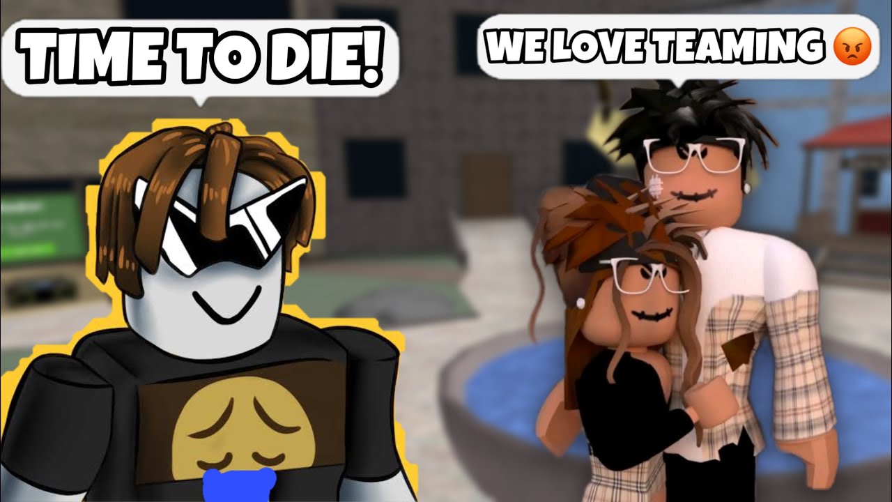 Destroying Teamers In Mm2 As Tubers93 Youtube