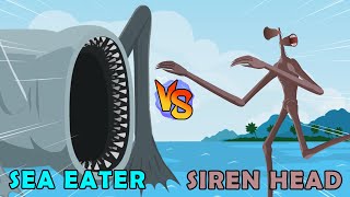 Sea Eater vs Siren Head | Trevor Monster Animation