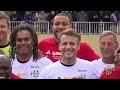 French President Emmanuel Macron scores penalty in star-studded charity football match