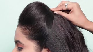 Easy Puff Hairstyles || How to Make Perfect Puff Hairstyle || Quick Hairstyles || PlayEven Fashions