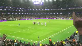 Sonny goal celebration. Tottenham v West Ham 2-0. 손흥민