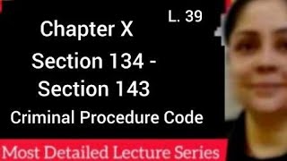 Section 134 - 143 | Conditional order for removal of nuisance #crpc  #caselaw #llb   #law