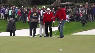 Kid Rock makes 40-foot putt in front of Jack Nicklaus