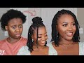 She did that! Easy DIY Short Fluffy Twist for $8 | Protective Style | X-pression Spring Afro Twist