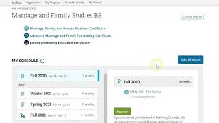 How to Register Using the Degree Planner