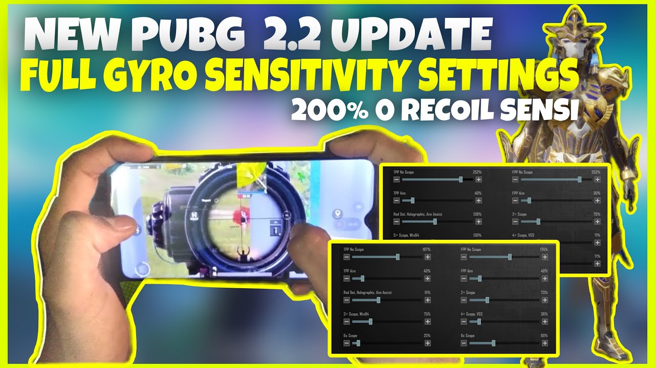 New🔥 Best Sensitivity Basic Settings 2.2 UPDATE | Full Gyro Sensitivity ...