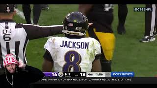 REACTING TO RAVENS at STEELERS GAME HIGHLIGHTS