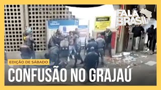 Ambulantes e policiais se enfrentam em confusão em estação de São Paulo