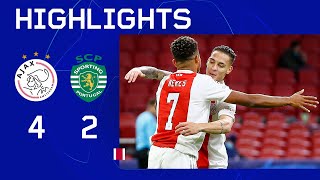 18 points = 𝐇𝐈𝐒𝐓𝐎𝐑𝐘 ⚪️🔴⚪️ | Highlights Ajax - Sporting CP | UEFA Champions League