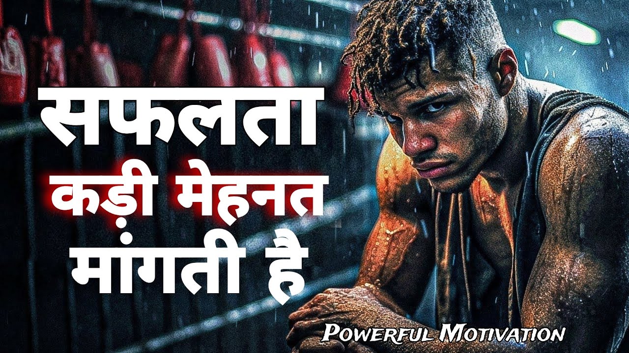 सफलता कड़ी मेहनत मांगती है | Best Powerful Motivational Video For ...