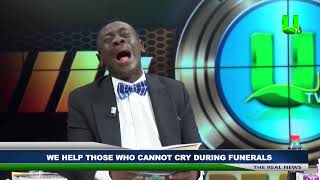 Akrobeto demonstrates how Funeral Contractors cry at various funerals