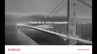 Invenco - Jedox \u0026 Power BI Integraatio