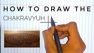 How to draw a CHAKRAVYUH