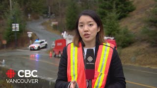 Search continues for missing person after B.C. mudslide washed away home