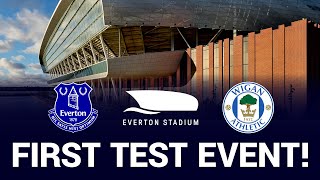 First EVERTON STADIUM Test Event! | U18s take on Wigan in front of 10,000 fans