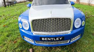 Bentley Mulsanne 12v Battery Electric Ride On Car For Kids With Parental Remote Control