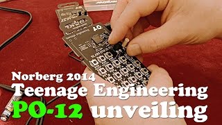 Teenage Engineering PO-12 Unveiling, Norberg 2014