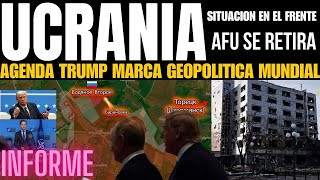 RUSOS GOLPEAN EL FRENTE HACIA BAHATYR AFU SE RETIRA/ AGENDA TRUMP PONE A TEMBLAR A EUROPA/ +AVANCES