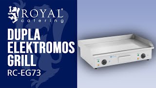 Elektromos grill RC-EG73| Royal Catering | A termék bemutatása