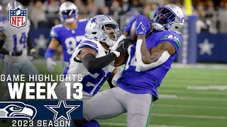 Seattle Seahawks vs. Dallas Cowboys | 2023 Week 13 Game Highlights
