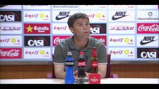 UNBELIEVABLE!!     Rueda de Prensa de Rubi tras el UD Almería (2-1) Girona FC - HD Amazing!!! - HD