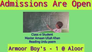 TMR School \u0026 Jc Boy's - 1 Armoor @ Aloor