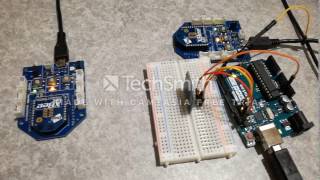 Arduino+XBee: Transfer temperature from router to coordinator!