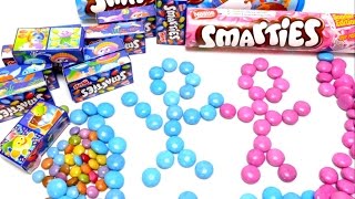 Nestlé Smarties for Girls \u0026 Boys + Domino Boxes - colorful Sweets from Europe