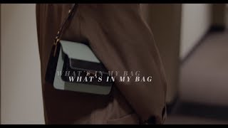 我的包包里有什么 | Marni mini trunk | What's in my bag 2018