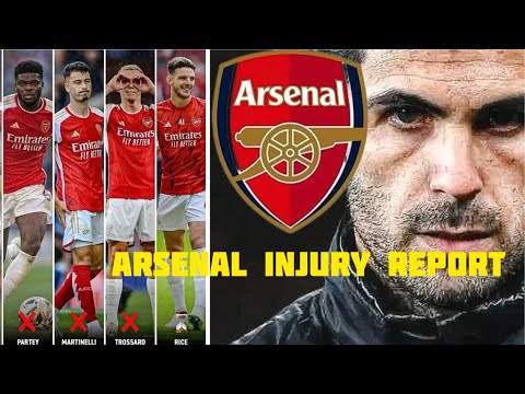 Latest Arsenal Injury Report: Updates On Rice, Saka, Partey And 3 Other ...