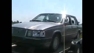 #598 we got a VOLVO 760 turbo to trash at davids farm