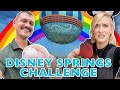 Our WEIRDEST Disney Game Is BACK: Rainbow Challenge | Disney Springs Merchandise, Snacks, World