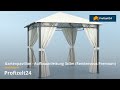 Gartenpavillon - Aufbauanleitung 3x3m (Rendezvous Premium) | Profizelt24