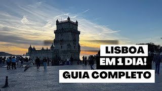 Tudo que você PRECISA ver em Lisboa em apenas 1 dia! Dia 01