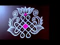 2 Beautiful Karthigai deepam kolangal for beginners 🌺 4*2*2 dots daily use rangoli kolam designs