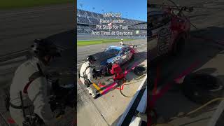 IMSA IMPC GS Race Leader Billy Johnson pit stop in Mustang GT4 on Friday January 24, 2025 at Daytona