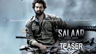 Salaar Movie Motion Teaser | Prabhas | Prashanth Neel | Movie Mahal
